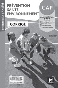 Produktbild: Les Nouveaux Cahiers - Pr&eacute;vention Sant&eacute; Environnement (PSE) - CAP - Ed. 2026 - Corrig&eacute;