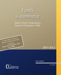 Produktbild: Fonds De Commerce 2011 2012 Achat