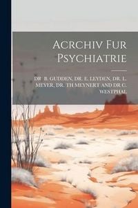 Produktbild: Acrchiv Fur Psychiatrie