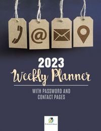 Produktbild: 2023 Weekly Planner with Password and Contact Pages