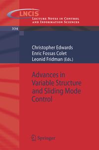 Produktbild: Advances in Variable Structure and Sliding Mode Control