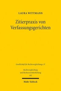 Produktbild: Zitierpraxis von Verfassungsgerichten