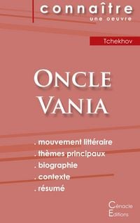 Produktbild: Fiche de lecture Oncle Vania de Anton Tchekhov (analyse litt&eacute;raire de r&eacute;f&eacute;rence et r&eacute;sum&eacute; complet)