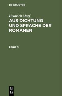 Produktbild: Aus Dichtung und Sprache der Romanen. Reihe 3