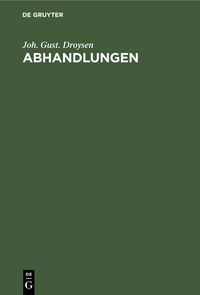 Produktbild: Abhandlungen