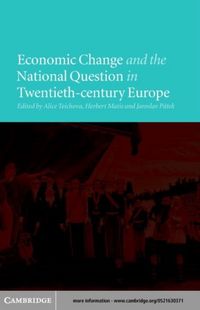 Produktbild: Economic Change and the National Question in Twentieth-Century Europe