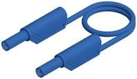 Produktbild: Hirschmann Test & Measurement MLS WS 25/1 bl Sicherheits-Messleitung Lamellenstecker 4 mm Lamellenstecker 4 mm 25.00 cm Blau 1 St.