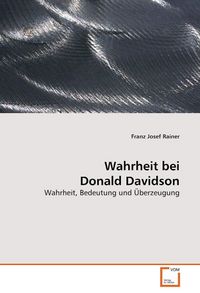 Produktbild: Rainer, F: Wahrheit bei Donald Davidson
