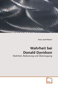 Produktbild: Rainer, F: Wahrheit bei Donald Davidson