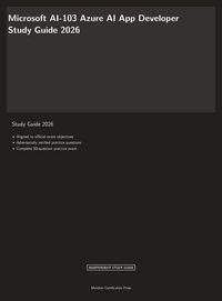 Produktbild: Microsoft AI-103 Exam Study Guide 2026