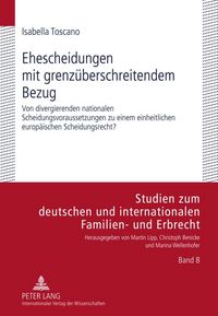 Produktbild: Ehescheidungen mit grenz&uuml;berschreitendem Bezug