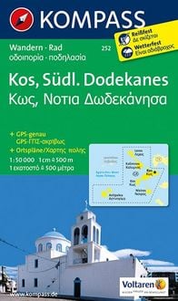Produktbild: KOMPASS Wanderkarte 252 Kos - S&uuml;dlicher Dodekanes 1:50.000