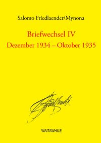 Produktbild: Briefwechsel IV