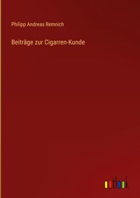 Produktbild: Beitr&auml;ge zur Cigarren-Kunde