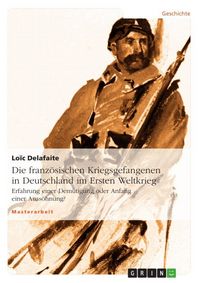 Produktbild: Die franz&ouml;sischen Kriegsgefangenen in Deutschland im Ersten Weltkrieg