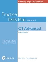 Produktbild: Cambridge English Qualifications: C1 Advanced Practice Tests Plus Volume 1