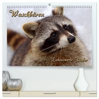 Produktbild: Waschb&auml;ren (hochwertiger Premium Wandkalender 2027 DIN A2 quer), Kunstdruck in Hochglanz