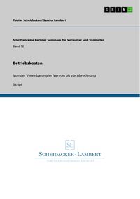Produktbild: Betriebskosten