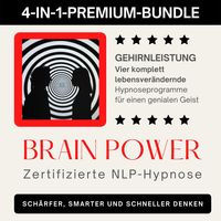 Produktbild: 4-in-1-Hypnose-Bundle: GEHIRNLEISTUNG