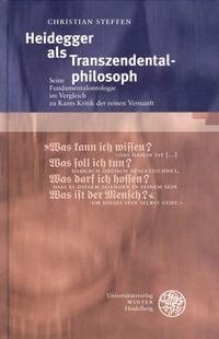 Produktbild: Heidegger als Transzendentalphilosoph