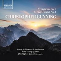 Produktbild: Gunning/Royal PO/The Juno Quartet: Sinfonie 5/Streichquartet