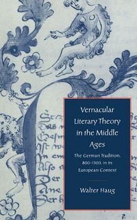 Produktbild: Vernacular Literary Theory in the Middle Ages