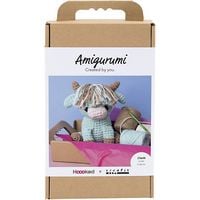 Produktbild: Creativ Company Kreativ Set Amigurumi, Kuh, Beige, Mint