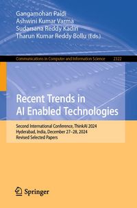 Produktbild: Recent Trends in AI Enabled Technologies