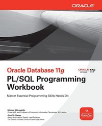 Produktbild: Oracle Database 11g PL/SQL Programming Workbook