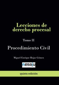 Produktbild: Lecciones de derecho procesal. Tomo II Procedimiento Civil