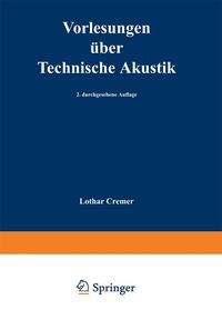 Produktbild: Vorlesungen &uuml;ber Technische Akustik