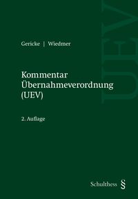 Produktbild: Kommentar &Uuml;bernahmeverordnung (UEV)