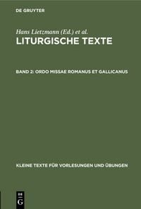 Produktbild: Ordo missae Romanus et Gallicanus