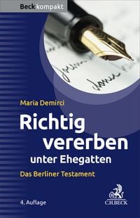 Produktbild: Richtig vererben unter Ehegatten