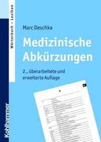 'Medizinische Abkürzungen' Von 'Marc Deschka' - EBook