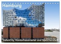 Produktbild: Hamburg. HafenCity, Kontorhausviertel und Speicherstadt. (Tischkalender 2027 DIN A5 quer), CALVENDO Monatskalender