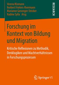 Produktbild: Forschung im Kontext von Bildung und Migration
