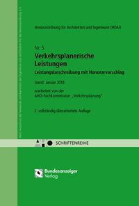 Produktbild: Verkehrsplanerische Leistungen - Leistungsbeschreibung mit Honorarvorschlag