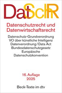 Produktbild: Datenschutzrecht und Datenwirtschaftsrecht. DatSchR