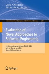 Produktbild: Evaluation of Novel Approaches to Software Engineering