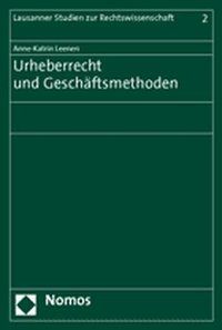 Produktbild: Urheberrecht und Gesch&auml;ftsmethoden