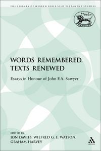 Produktbild: Words Remembered, Texts Renewed