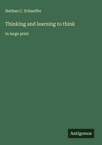 Produktbild: Thinking and learning to think