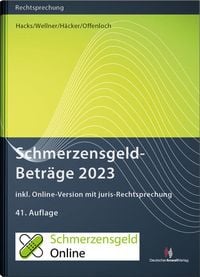 Produktbild: SchmerzensgeldBetr&auml;ge 2023 (Buch mit Online-Zugang)