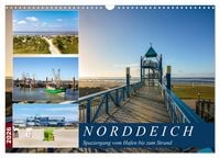 Produktbild: Norddeich Spaziergang vom Hafen bis zum Strand (Wandkalender 2026 DIN A3 quer), CALVENDO Monatskalender