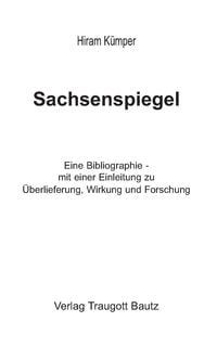 Produktbild: Sachsenspiegel