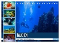Produktbild: Tauchen auf den Sychellen (Tischkalender 2026 DIN A5 quer), CALVENDO Monatskalender
