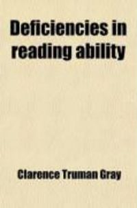 Produktbild: Deficiencies in Reading Ability; Their Diagnosis and Remedies