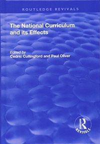 Produktbild: Cullingford, C: The National Curriculum and its Effects