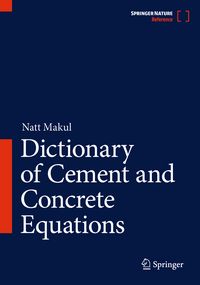 Produktbild: Dictionary of Cement and Concrete Equations